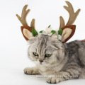 Cute Elk Christmas Cat Dog Hat Headwear